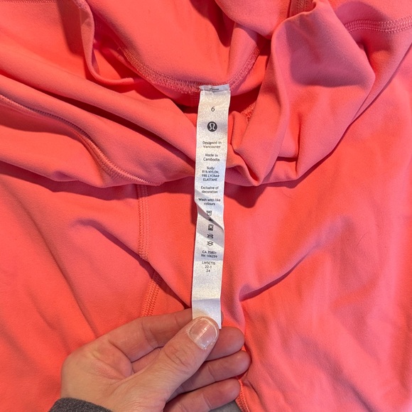 Lululemon Align High-Waist Coral Active Leggings Size 6 - Picture 4 of 4